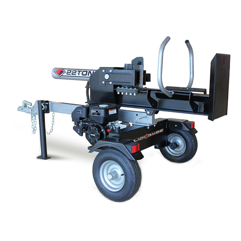 Black Diamond 22ton bensin Log Splitter-setengah balok LSE22
